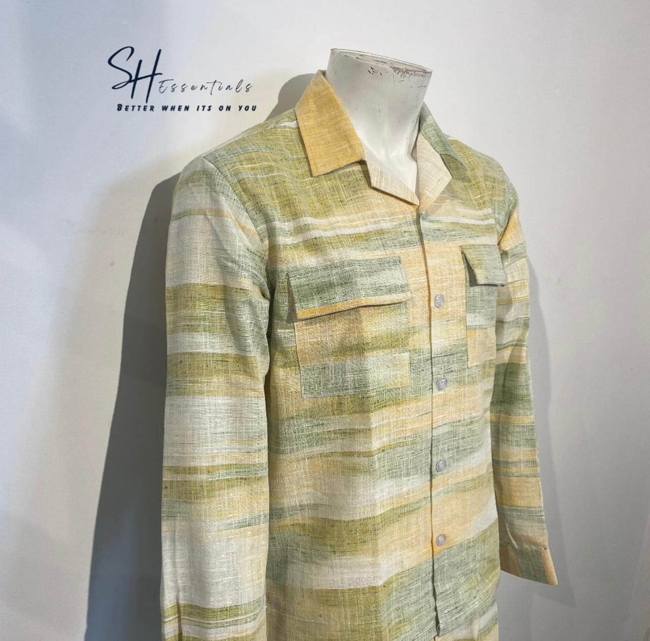 Khadi Shirt & Pants Set ā CITRUS BLEND